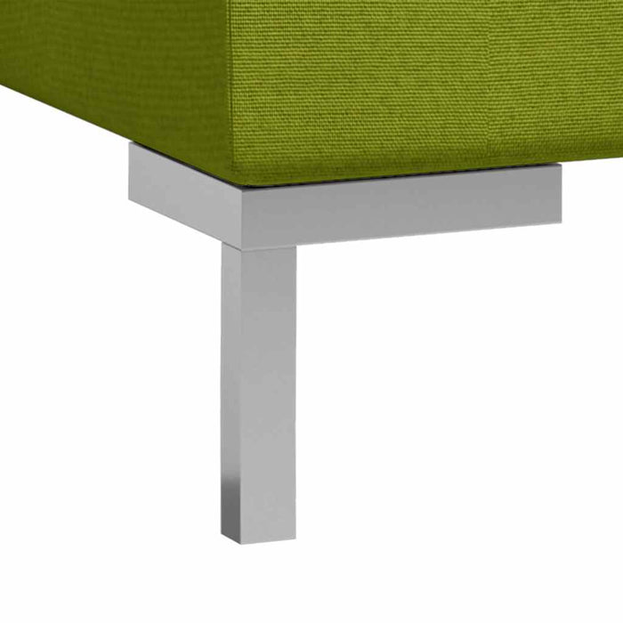 Set de canapele, 7 piese, verde, material textil WALTI