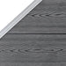 Set panouri gard, 5 pătrate + 1 oblic, gri, 965 x 186 cm, WPC - WALTI WALTI
