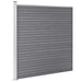 Set panouri gard, 9 pătrate + 1 oblic, gri, 1657x186 cm, WPC - WALTI WALTI