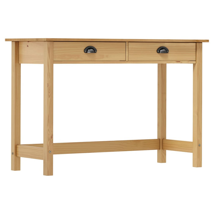 Masă consolă Hill cu 2 sertare, 110x45x74 cm, lemn masiv pin - WALTI WALTI