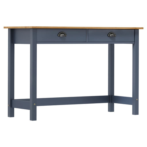 Masă consolă Hill cu 2 sertare, gri, 110x45x74 cm, lemn pin - WALTI WALTI