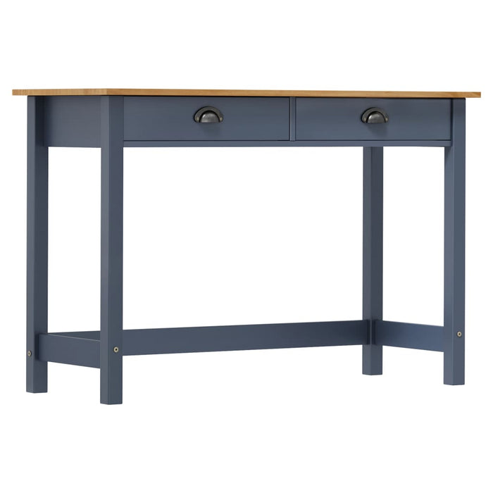 Masă consolă Hill cu 2 sertare, gri, 110x45x74 cm, lemn pin - WALTI WALTI