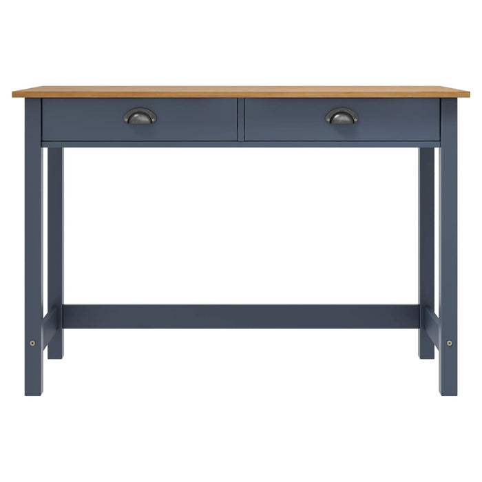 Masă consolă Hill cu 2 sertare, gri, 110x45x74 cm, lemn pin - WALTI WALTI