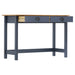 Masă consolă Hill cu 2 sertare, gri, 110x45x74 cm, lemn pin - WALTI WALTI
