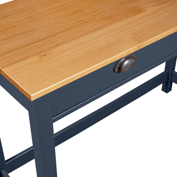 Masă consolă Hill cu 2 sertare, gri, 110x45x74 cm, lemn pin - WALTI WALTI