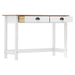 Masă consolă Hill cu 2 sertare, 110x45x74 cm, lemn masiv pin - WALTI WALTI