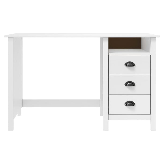 Birou Hill cu 3 sertare, 120x50x74 cm, lemn masiv de pin - WALTI WALTI