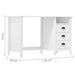 Birou Hill cu 3 sertare, 120x50x74 cm, lemn masiv de pin - WALTI WALTI