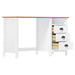Birou Hill cu 3 sertare, 120x50x74 cm, lemn masiv de pin - WALTI WALTI