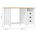 Birou Hill cu 3 sertare, 120x50x74 cm, lemn masiv de pin - WALTI WALTI