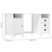 Birou Hill, alb, 150x50x74 cm, lemn masiv de pin - WALTI WALTI