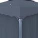 Pavilion cu perdea, antracit, 4 x 3 m, aluminiu - WALTI WALTI