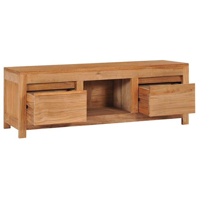 Comodă TV, 100 x 30 x 35 cm, lemn masiv de tec - WALTI WALTI
