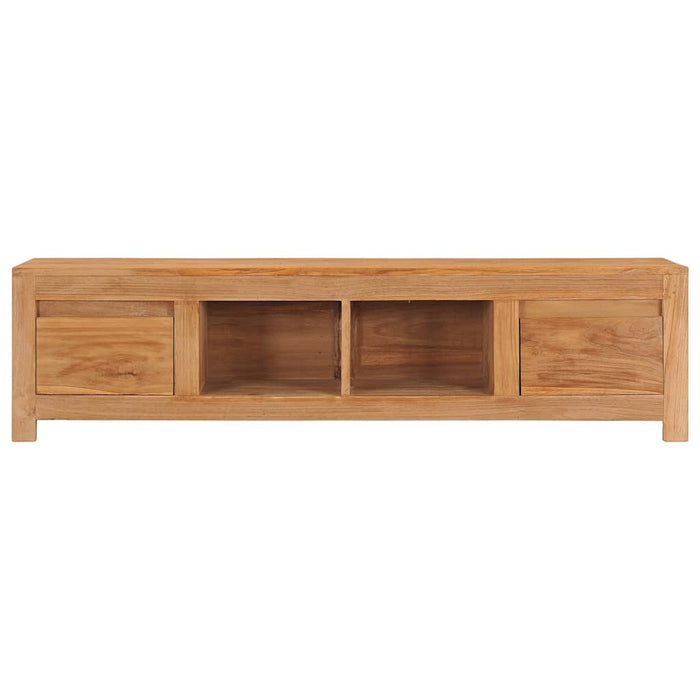 Comodă TV, 135 x 30 x 35 cm, lemn masiv de tec WALTI