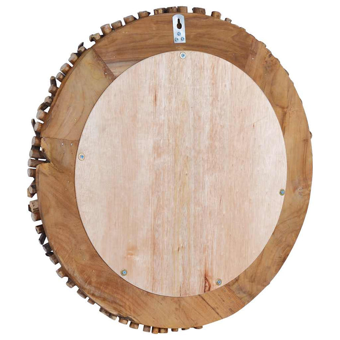 Oglindă de perete, 60 cm, tec, rotund - WALTI WALTI