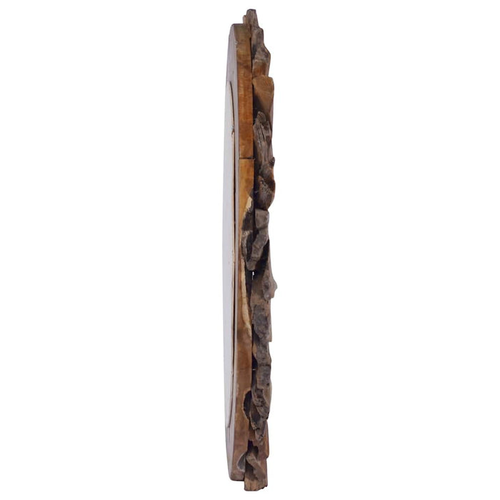Oglindă de perete, 60 cm, tec, rotund - WALTI WALTI