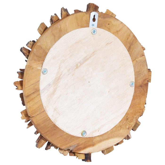 Oglindă de perete, 60 cm, tec, rotund - WALTI WALTI