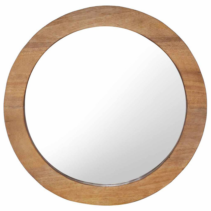 Oglindă de perete, 60 cm, tec, rotund WALTI