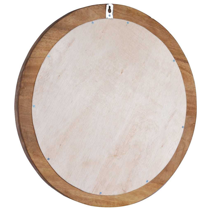 Oglindă de perete, 60 cm, tec, rotund WALTI