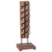 Suport 6 sticle de vin, 35x35x100 cm, lemn masiv de tec - WALTI WALTI