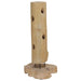 Suport 8 sticle de vin, 40 x 30 x 80 cm, lemn masiv de tec - WALTI WALTI