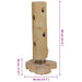 Suport 8 sticle de vin, 40 x 30 x 80 cm, lemn masiv de tec - WALTI WALTI