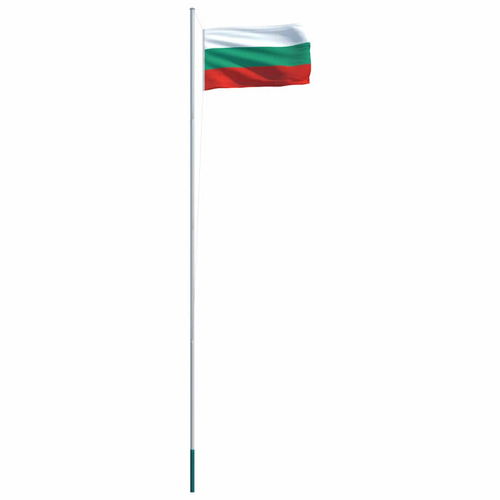 Drapel Bulgaria și stâlp din aluminiu, 6,2 m WALTI