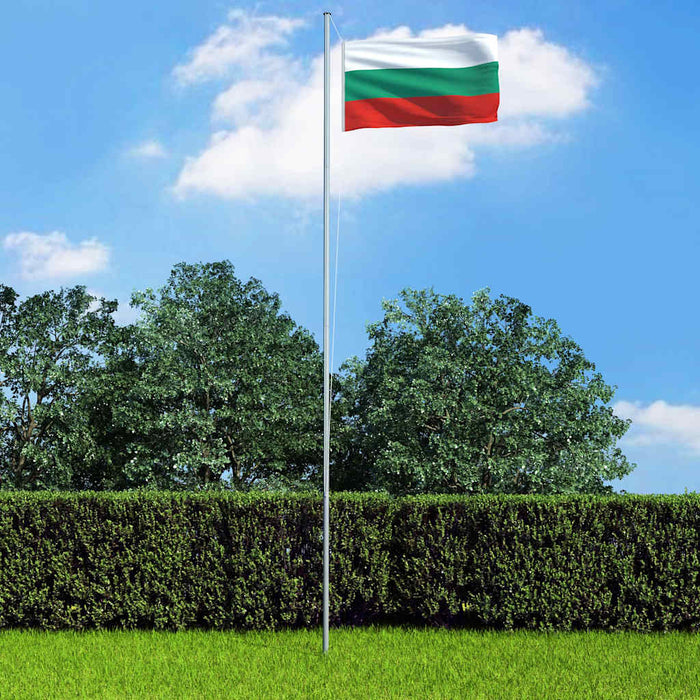 Drapel Bulgaria și stâlp din aluminiu, 6,2 m WALTI