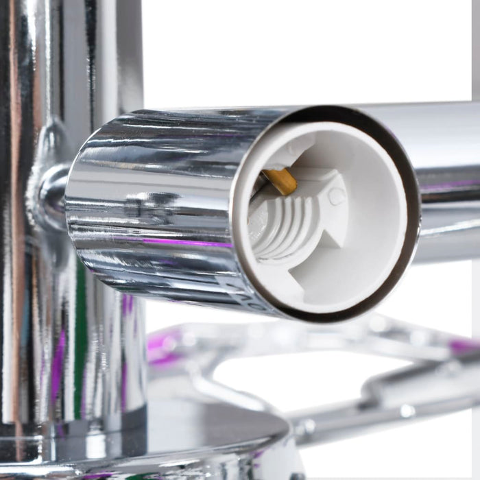 Lustră cu brațe tip frunze cristal acrilic violet 5 becuri E14 - WALTI WALTI