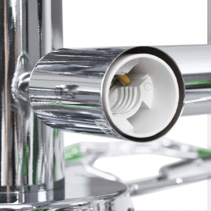 Lustră cu brațe tip frunze cristal acrilic verde 5 becuri E14 - WALTI WALTI