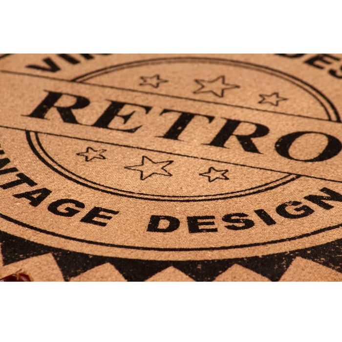 Set de bar 9 piese lemn masiv de acacia piele naturală și pânză - WALTI WALTI