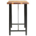 Set mobilier bar 7 piese, lemn masiv reciclat & piele naturală - WALTI WALTI