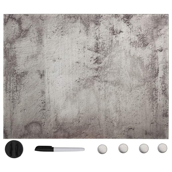 Tablă magnetică de perete, 80 x 60 cm, sticlă WALTI