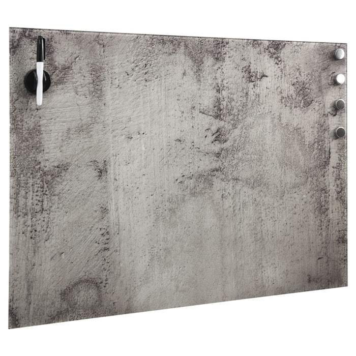 Tablă magnetică de perete, 80 x 60 cm, sticlă WALTI
