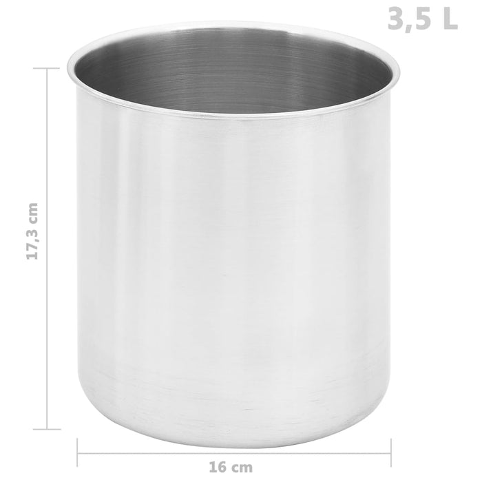 Dozator de sos, 2 x 3,5 L, oțel inoxidabil - WALTI WALTI