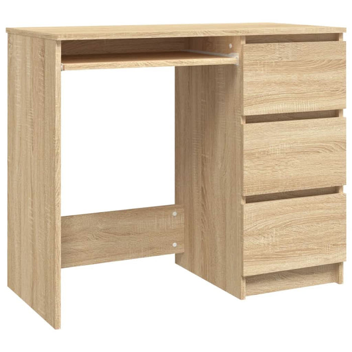Birou, stejar sonoma, 90x45x76 cm, lemn prelucrat - WALTI WALTI