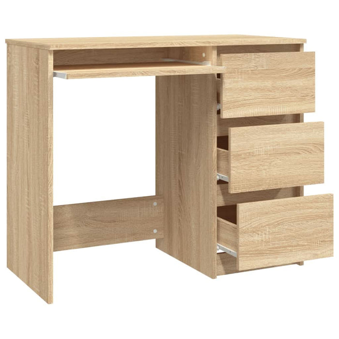 Birou, stejar sonoma, 90x45x76 cm, lemn prelucrat - WALTI WALTI