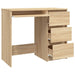 Birou, stejar sonoma, 90x45x76 cm, lemn prelucrat - WALTI WALTI