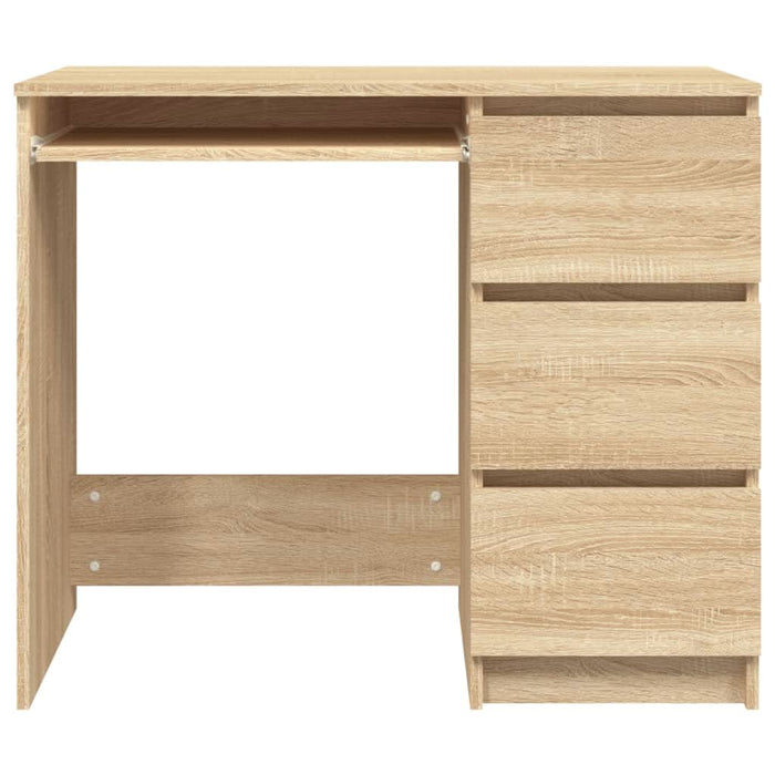 Birou, stejar sonoma, 90x45x76 cm, lemn prelucrat - WALTI WALTI