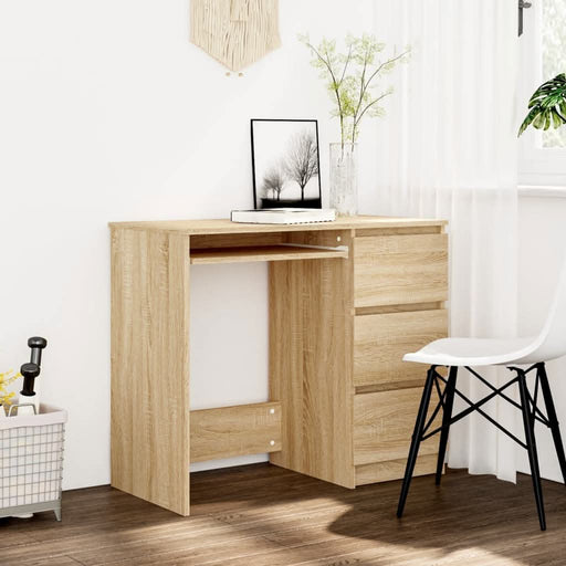 Birou, stejar sonoma, 90x45x76 cm, lemn prelucrat - WALTI WALTI