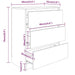 Servantă, gri beton, 60 x 35 x 76 cm, lemn prelucrat - WALTI WALTI