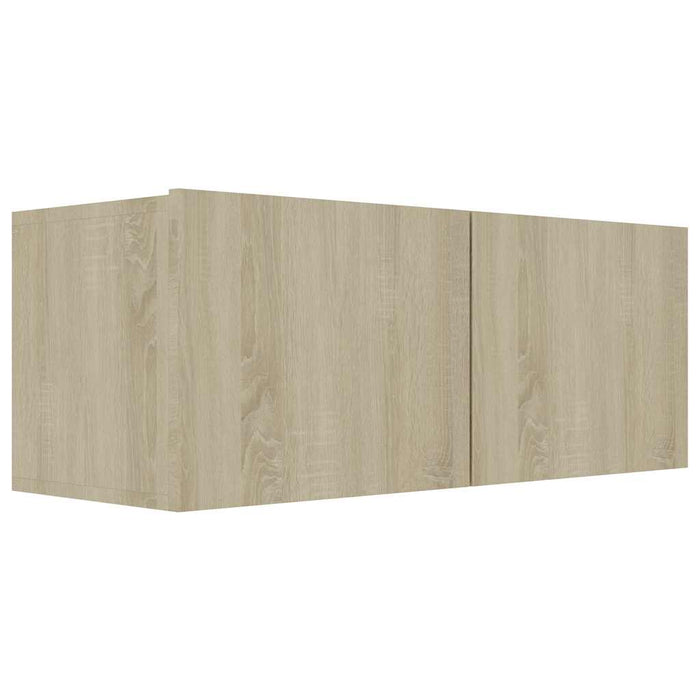 Comodă TV, stejar Sonoma, 80 x 30 x 30 cm, lemn prelucrat WALTI