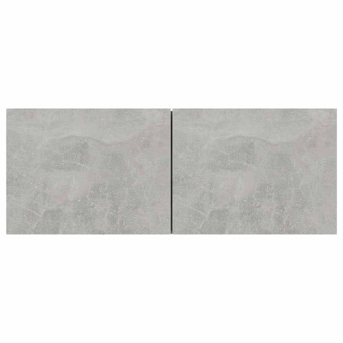Comodă TV, gri beton, 80 x 30 x 30 cm, lemn prelucrat WALTI