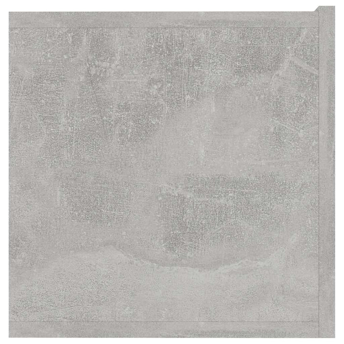 Comodă TV, gri beton, 80 x 30 x 30 cm, lemn prelucrat WALTI