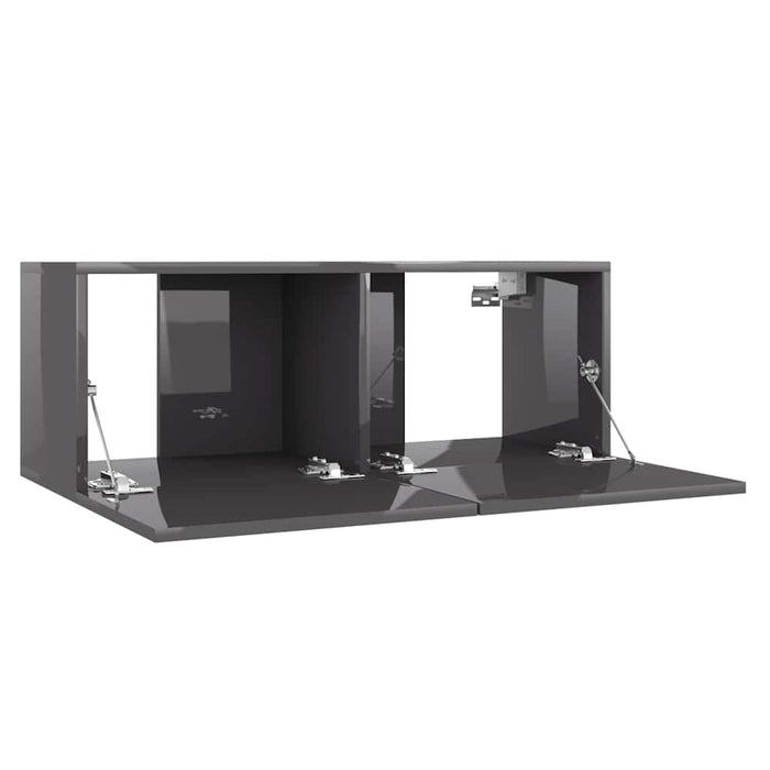 | Cabinet TV | Gri 80 x 30 x 30 cm Lemn compozit WALTI