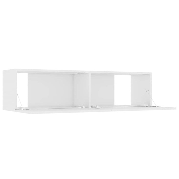Comodă TV, alb, 120 x 30 x 30 cm, lemn prelucrat WALTI