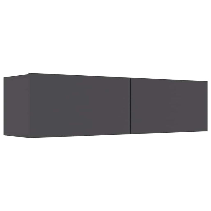 Comodă TV, gri, 120 x 30 x 30 cm, lemn prelucrat WALTI