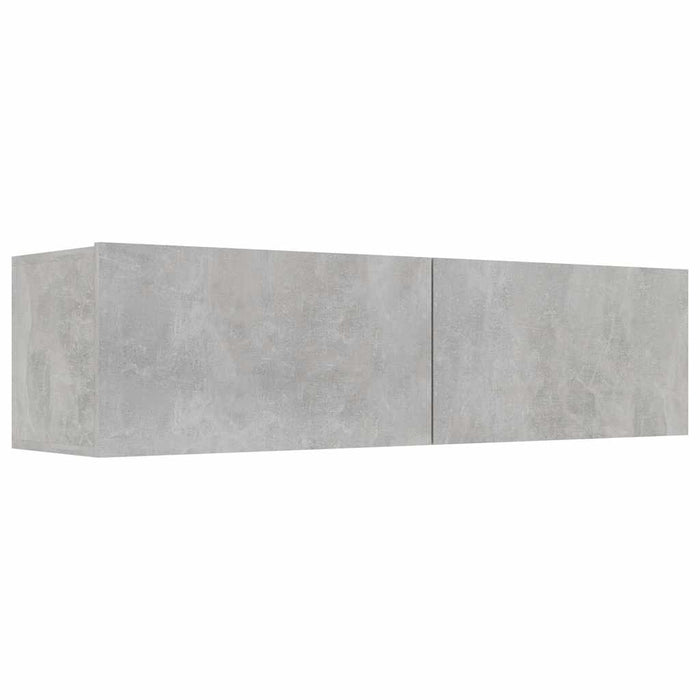 Comodă TV, gri beton, 120 x 30 x 30 cm, lemn prelucrat WALTI