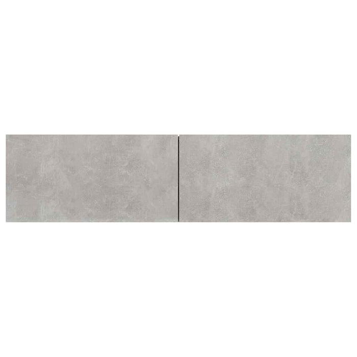 Comodă TV, gri beton, 120 x 30 x 30 cm, lemn prelucrat WALTI