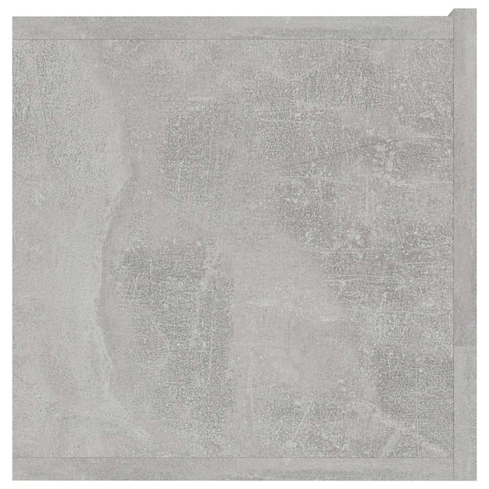 Comodă TV, gri beton, 120 x 30 x 30 cm, lemn prelucrat WALTI